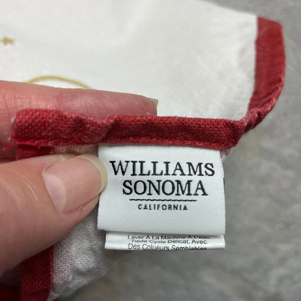 Williams Sonoma Holiday Tea Towel 19.5